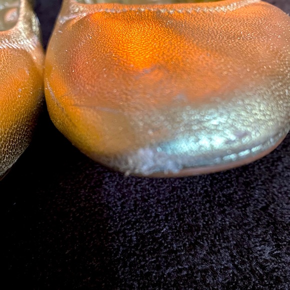 GUC Tory Burch size 9 gold ballet flats - Picture 10 of 10